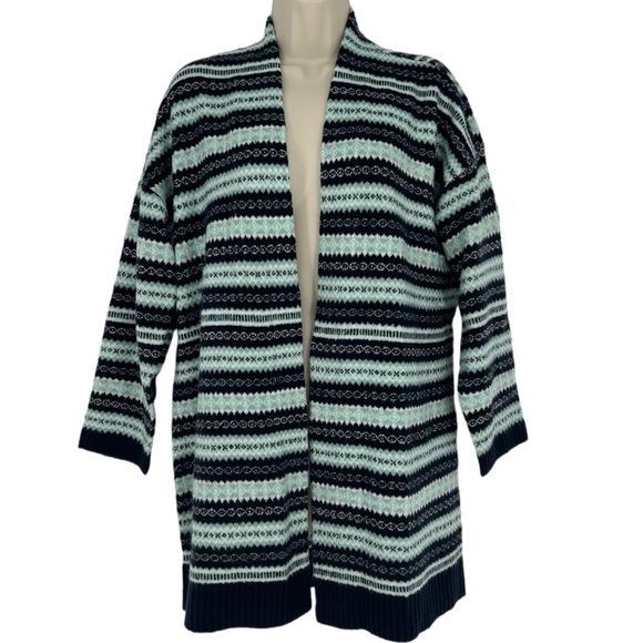 Talbots Sweaters - Talbots New Striped Cardigan Sweater Size 1X Petite
